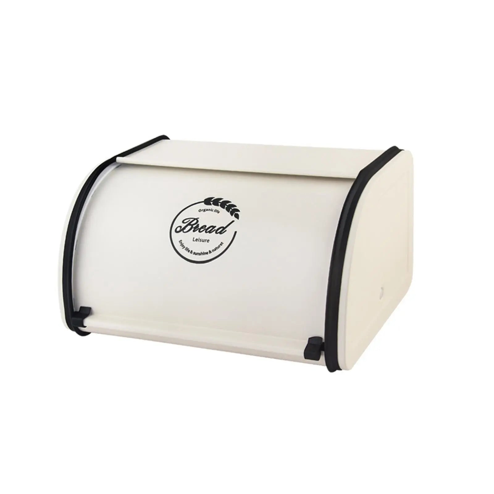 Retro Bread Bin Decorative Iron Practical with Lid Durable Dustproof Storage