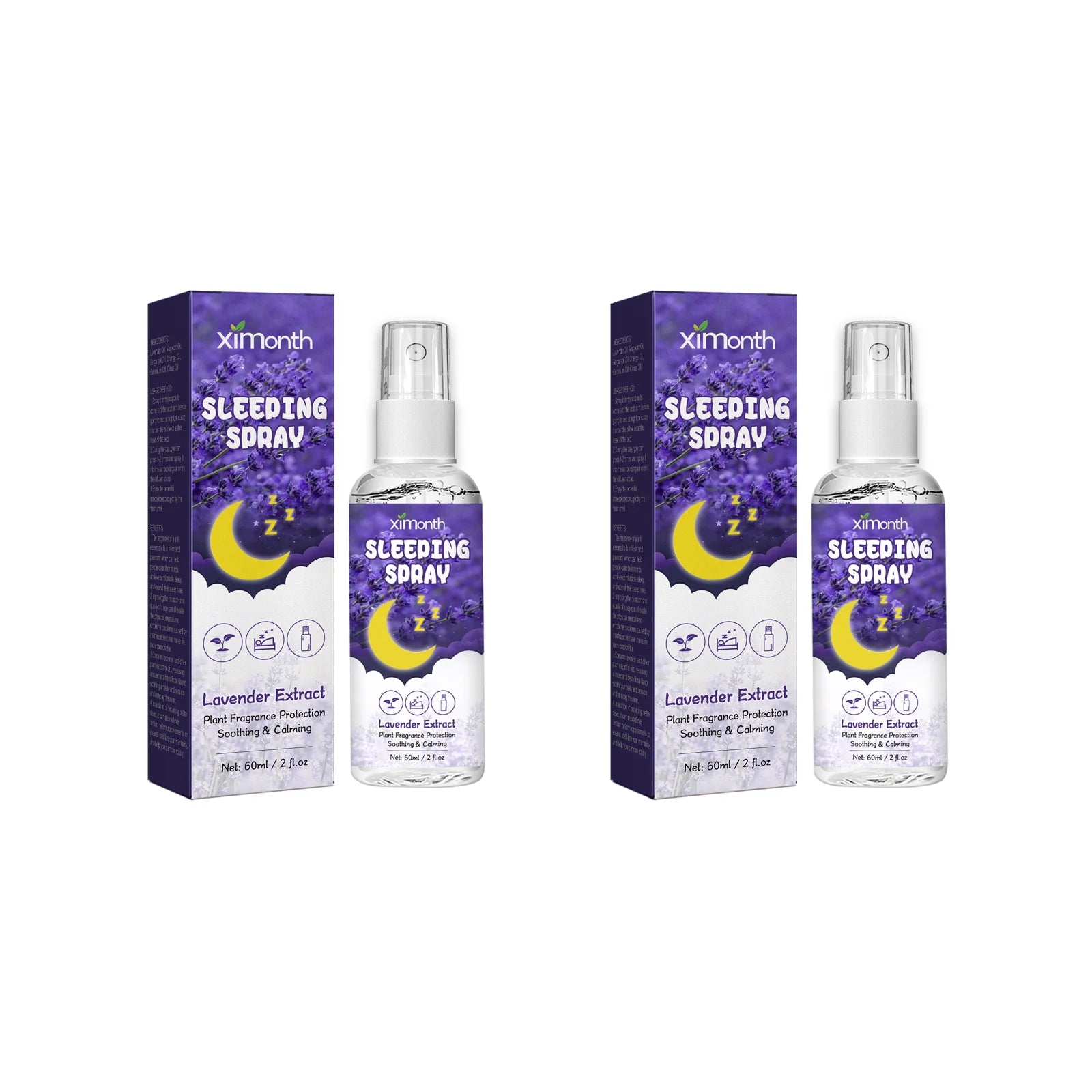 Lavender Sleep Spray Relieves Anxiety Relaxes Body & Mind Helps Improve Sleep Quality Relieves Anxiety&Helps People Fall Asleep