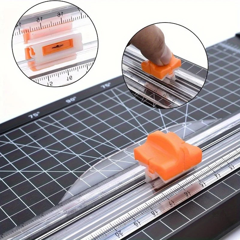 2pcs/4pcs Paper cutter replacement blade paper trimmer cutting paper cutter blade refilling A4 black and white paper trimming