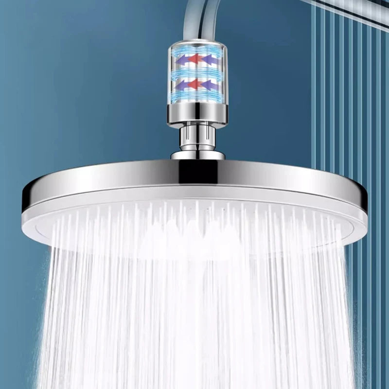 6 Modes Rainfall Shower Head Bathroom High Pressure Top Rain Shower Heads Shower Faucet Accessories With Filter