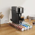 Coffee Pods Holder Acrylic Drawer Compatible with Nespresso Vertuo Capsules 40 Pods Storage Organizer Plastic Material Drawer