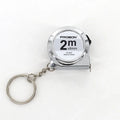 Portable Mini Tape Measure Retractable 2m Mild Steel Keychain Design Small Household Measuring Tool for DIY Crafting and Sewing