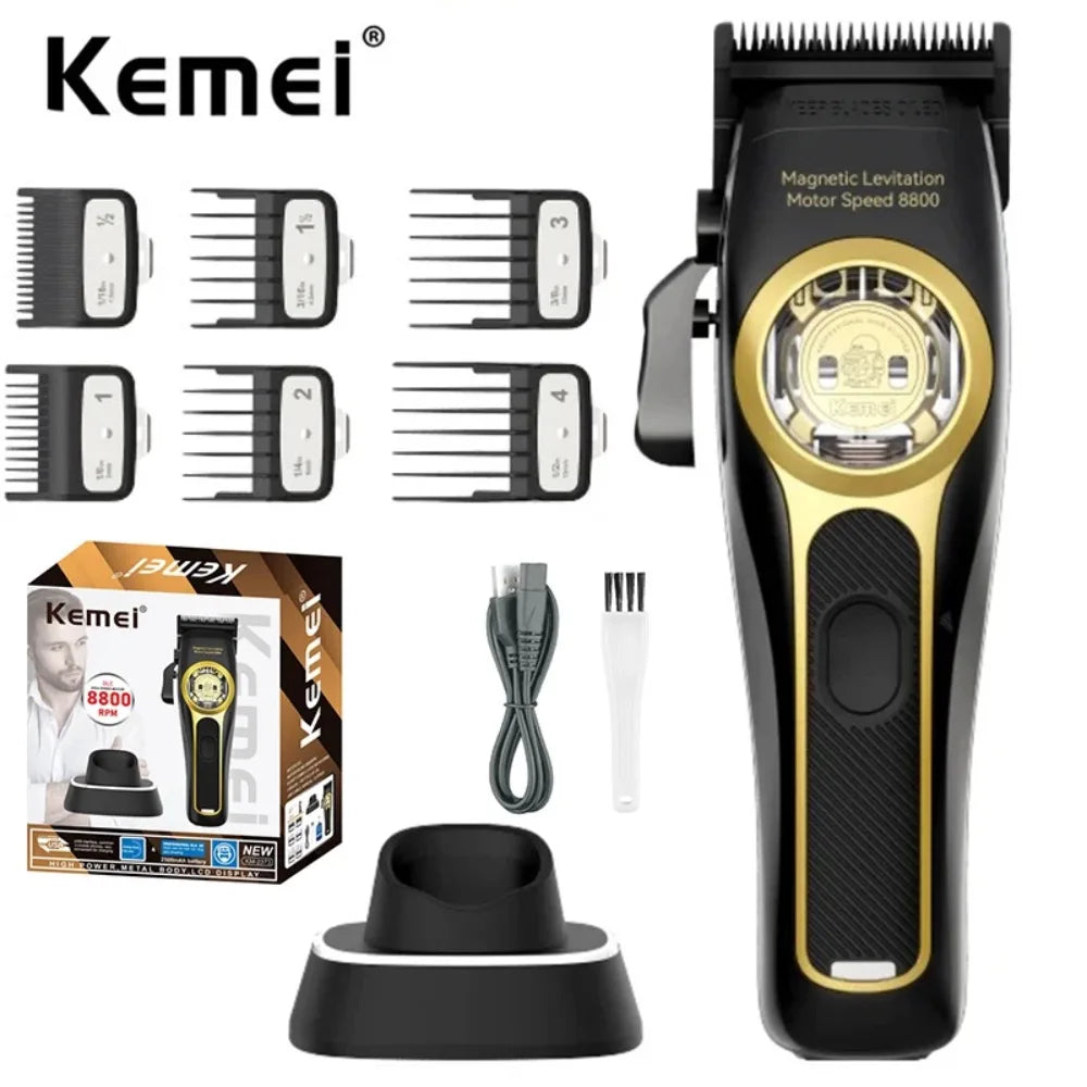 Cordless Hair Clipper - 8800RPM 120 Min Battery