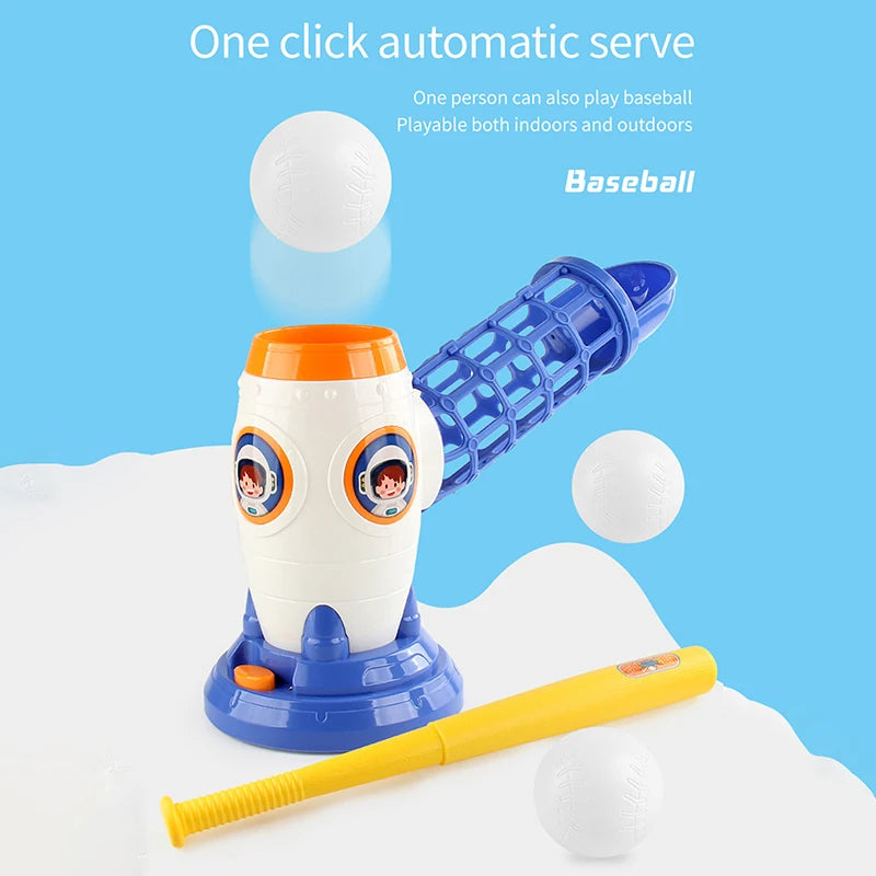 Baseball Game Children Sports Outdoors Toy Ball Sets with Plastic Baseball Bat and Training Equipment Toys for Boys Kids Gifts