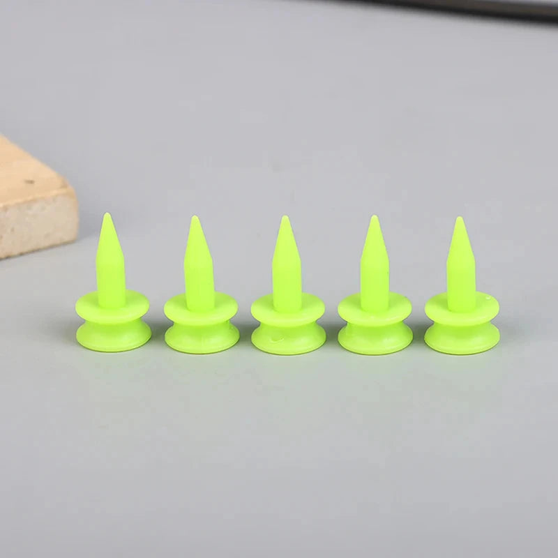50 Pièces/Paquet Tees De Golf Professionnelles 25MM 0.98' Château Vert Golfeur Accessoire T-Shirts De Golf En Plastique Parfait