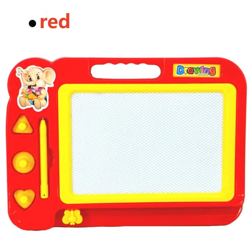 Mini Magnetic Drawing Board Erasable Colorful Writing Pad with One Pen Painting Graffiti Art Educational Preschool Tool Kids Toy