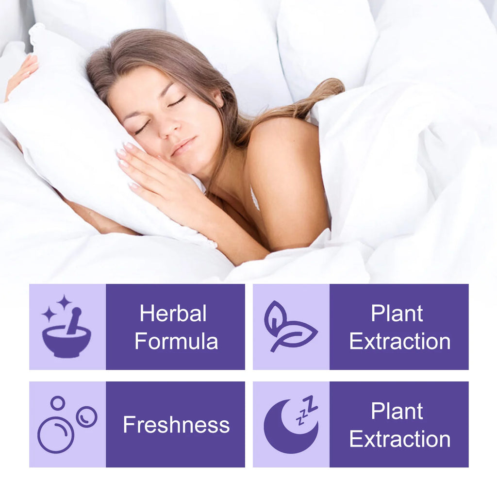 Lavender Sleep Spray Relieves Anxiety Relaxes Body & Mind Helps Improve Sleep Quality Relieves Anxiety&Helps People Fall Asleep