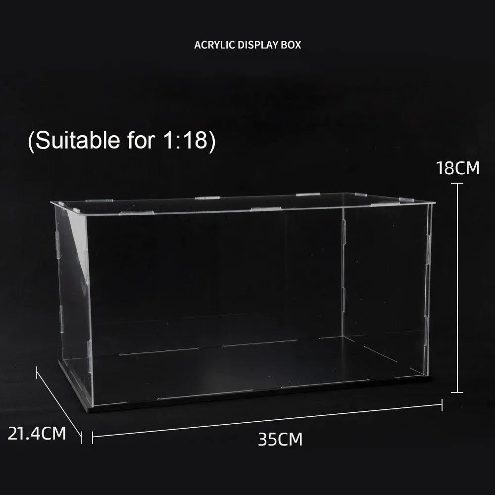 1/18 1/24 1/32 Transparent Acrylic Car Model Display Box Dust Cover Blind Box Dust-proof Diecast Storage Professional Storage