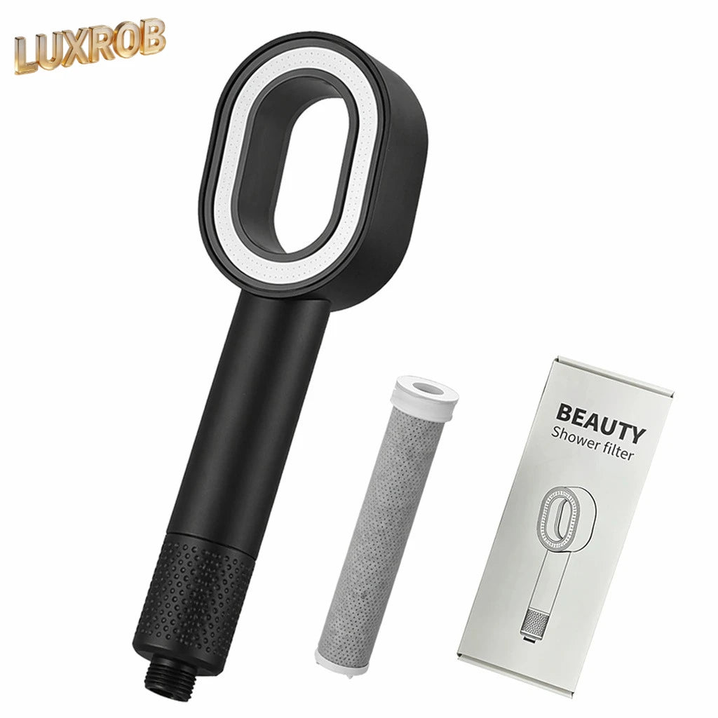 Filter Shower Head High Pressure Beauty Rain Showerhead Filtration Impurities Purification Filtered Water Bathroom Accessories