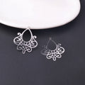 30pcs AB8445 Filigree Charms Thin Earring Pendant