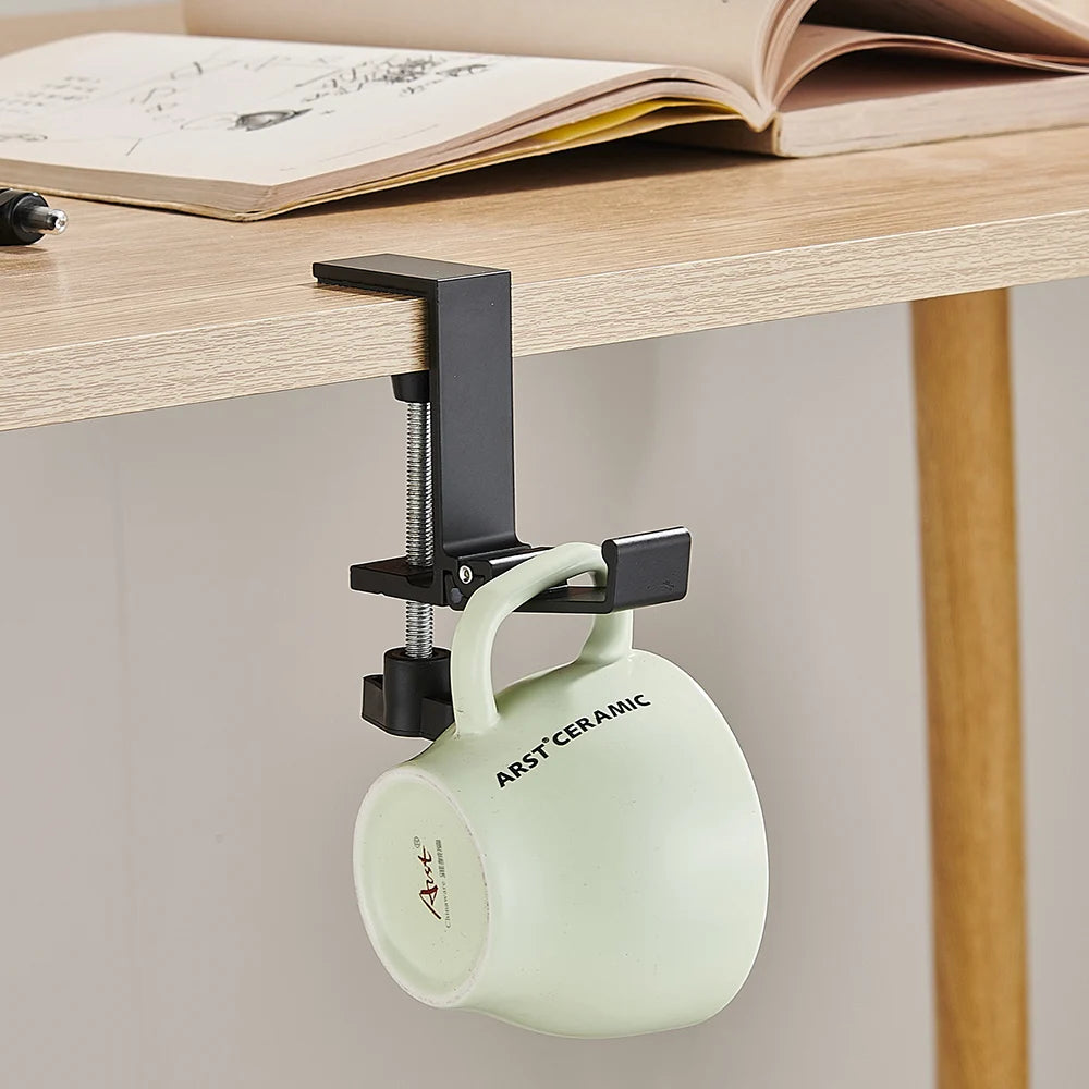 Collapsible Adjustable Desk Edge Hook Gaming Headset Desk Hanger Student Backpack Storage Hanging Hook Punch-free Home Organizer