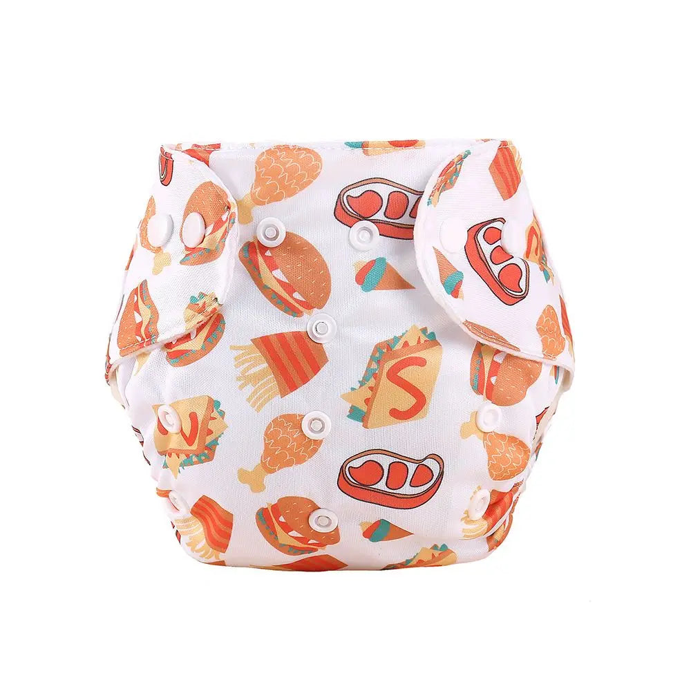 Baby Diapers Washable Reusable Nappies Grid Eco Friendly Cotton Baby Cloth Training Pant Cloth Diaper Adjustable Baby Fraldas