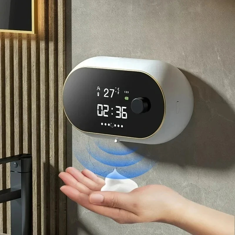 Automatic Induction Hand Cleaner Home Appliance Soap Dispenser Wall Mounted Mobile Phone Washing USB Portable Foam Machine