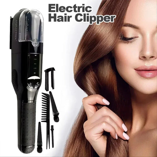 Professional Split Ends Hair Trimmer – Cordless Automatic Dry Damaged Hair Cutter for Women