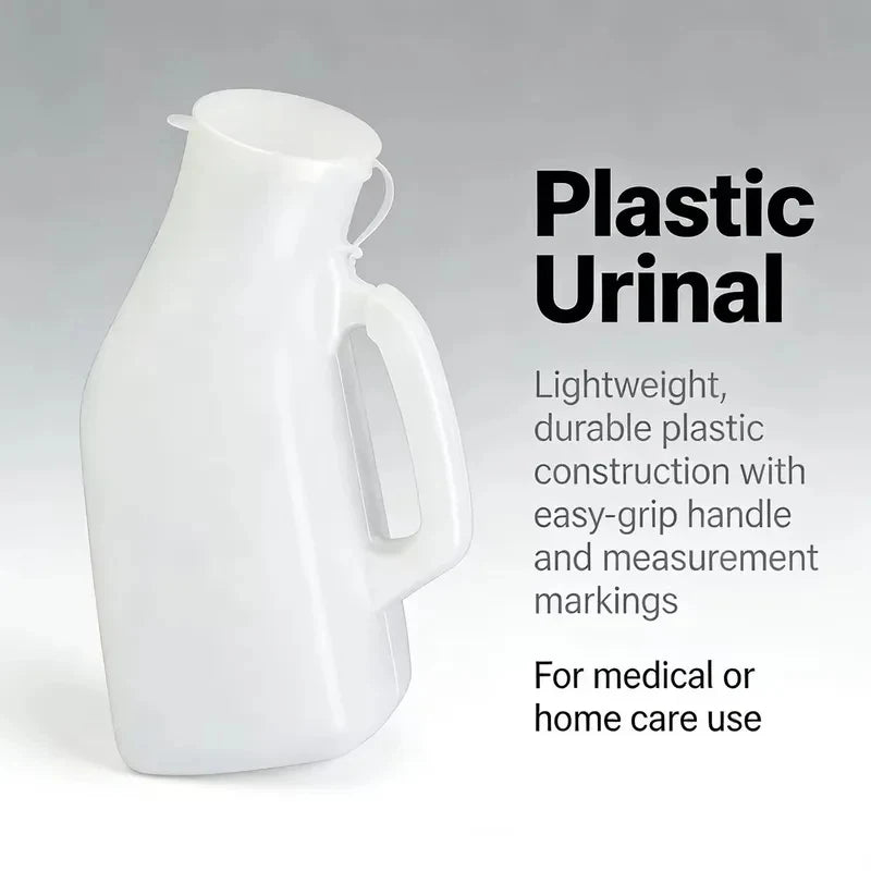 Portable 1200ml Men Urinal Bottle With Handle Mobile Toilet For Car Travel Camping Elderly Disability Urine Storage Container