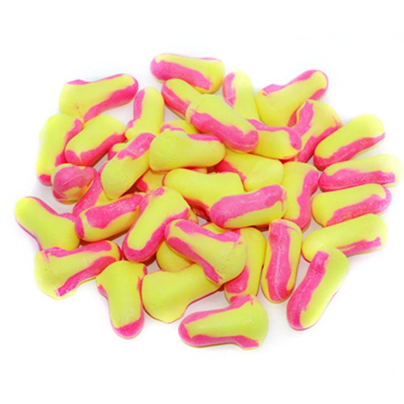 2025 New Mini 100 Pairs Of Soundproof Earplugs Anti-Noise Sponge Protective Earplugs Work Study Sleep Earplugs for Travel