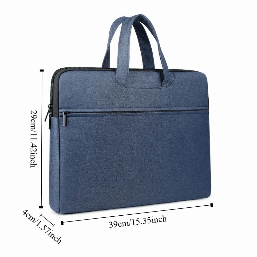 Waterproof Large Capacity Business Briefcase Document Shockproof Folder Tote Bag File Paper Organizer Portable Laptop Bag