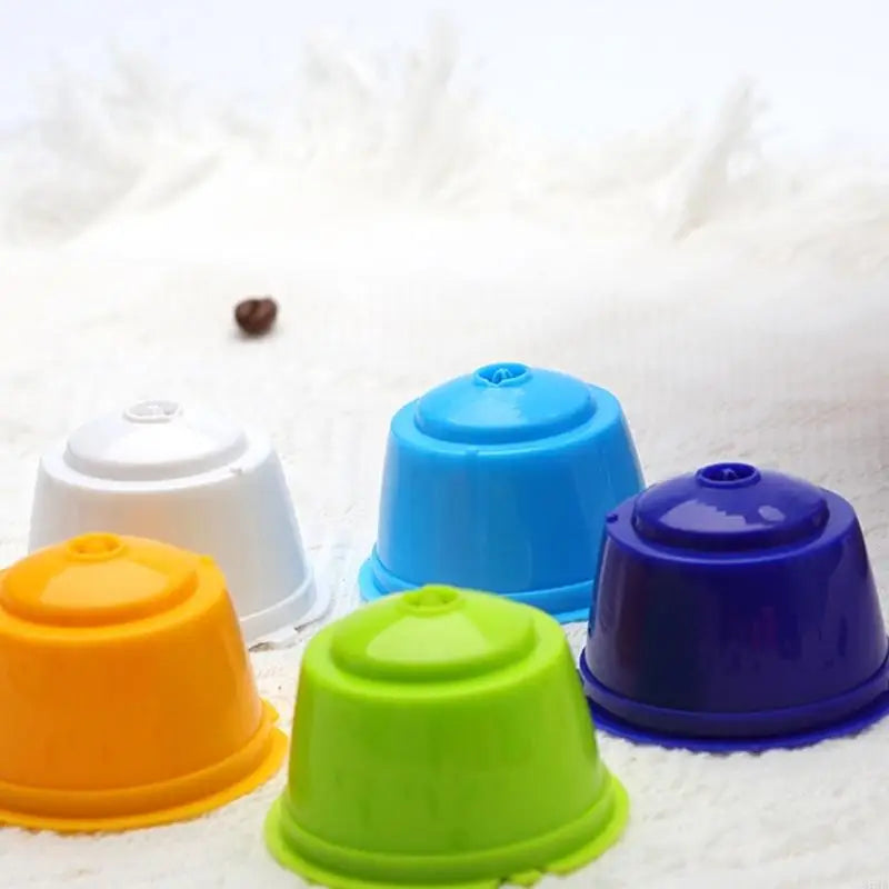 Coffee Pods Filters Set of 3 Reusable Including Cleaning Brush and Spoon Optional Color for Coffee Enthusiasts Present 87HA
