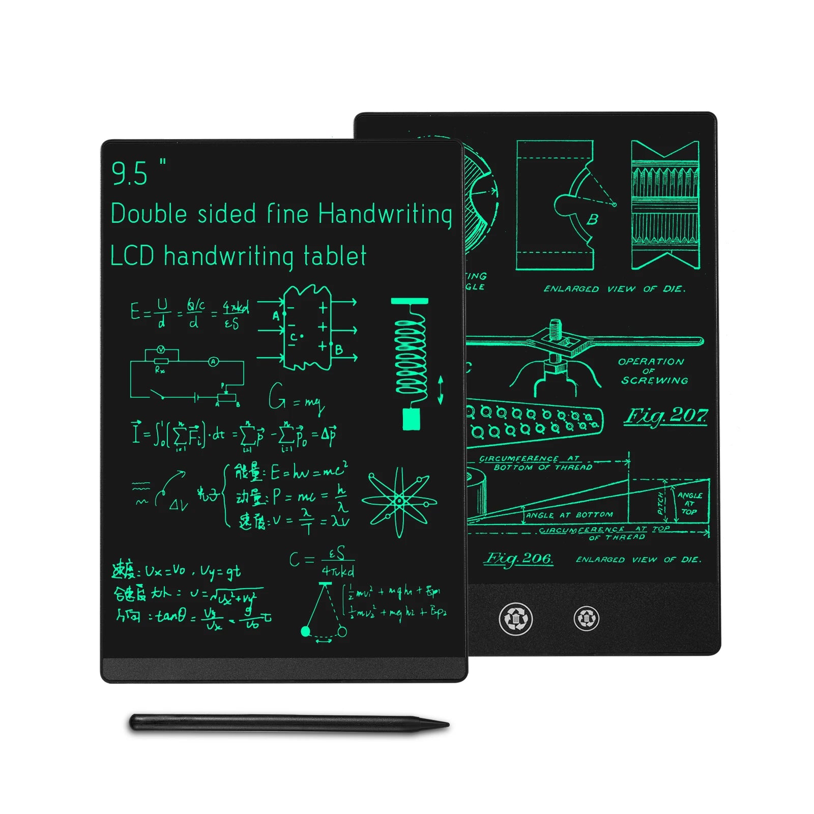 6.5 inch Full Screen Superfine Handwriting LCD Writing Tablet Meeting Content Magnetic Sketch Pad Liquid Crystal Drawings Board
