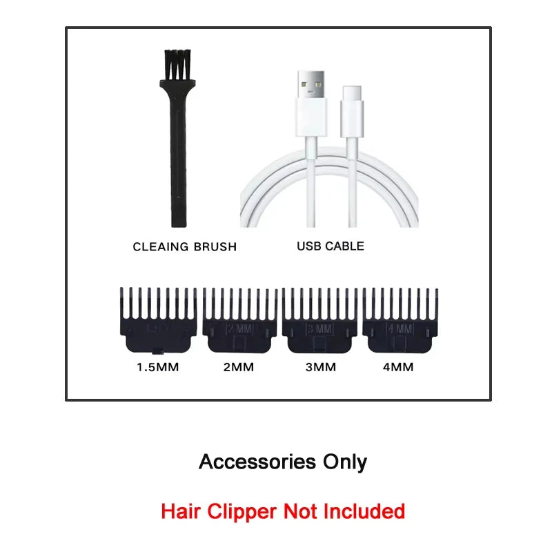 Professional Hair Clipper - Rechargeable Cordless