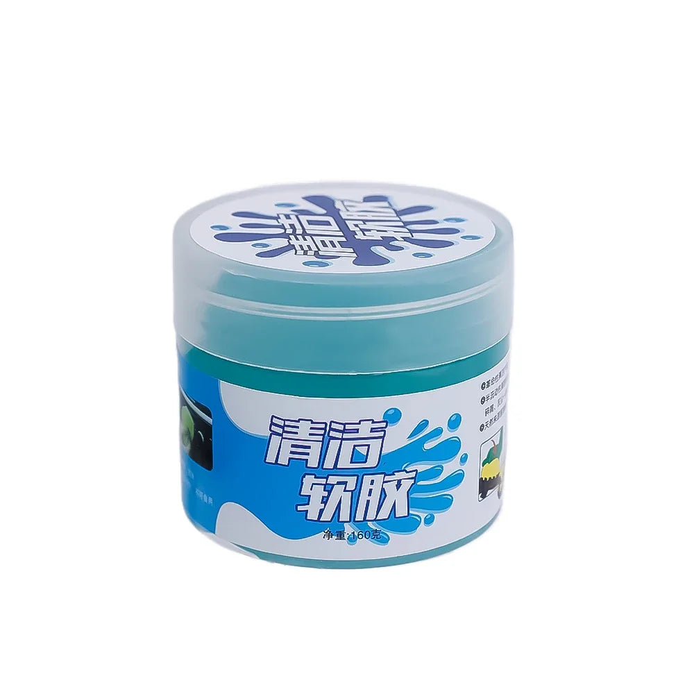 Car Cleaning Gel Reusable Sticky Putty for Air Vent & Dashboard Dust Removal Cleaning Gel  Interior Detail Keyboard Electronics