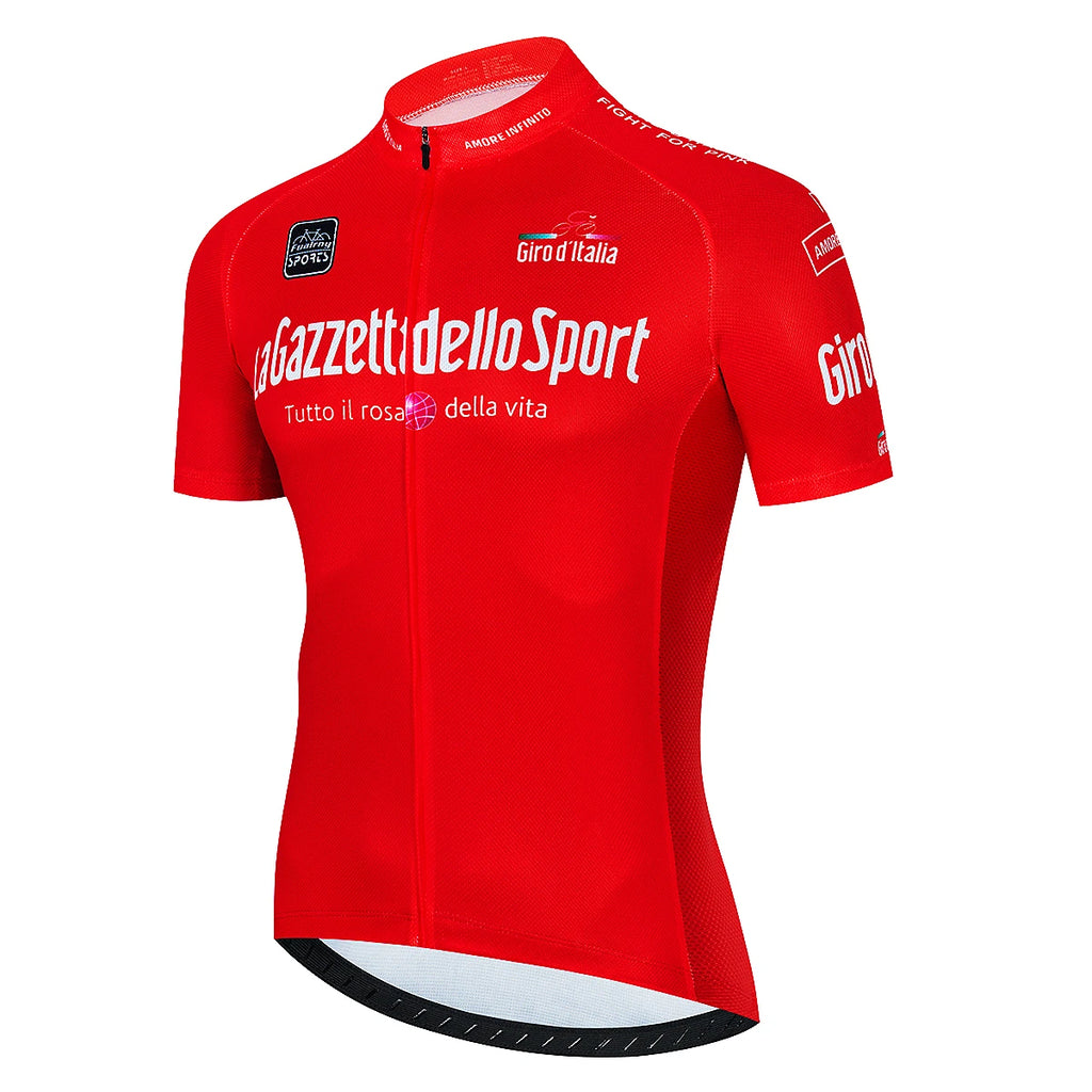 2026 Tour Giro d'Italia Cycling Jerseys Short Sleeve Bike Shirts MTB Cycling Clothing Ropa Maillot Ciclismo Bicycle Wear Shirts
