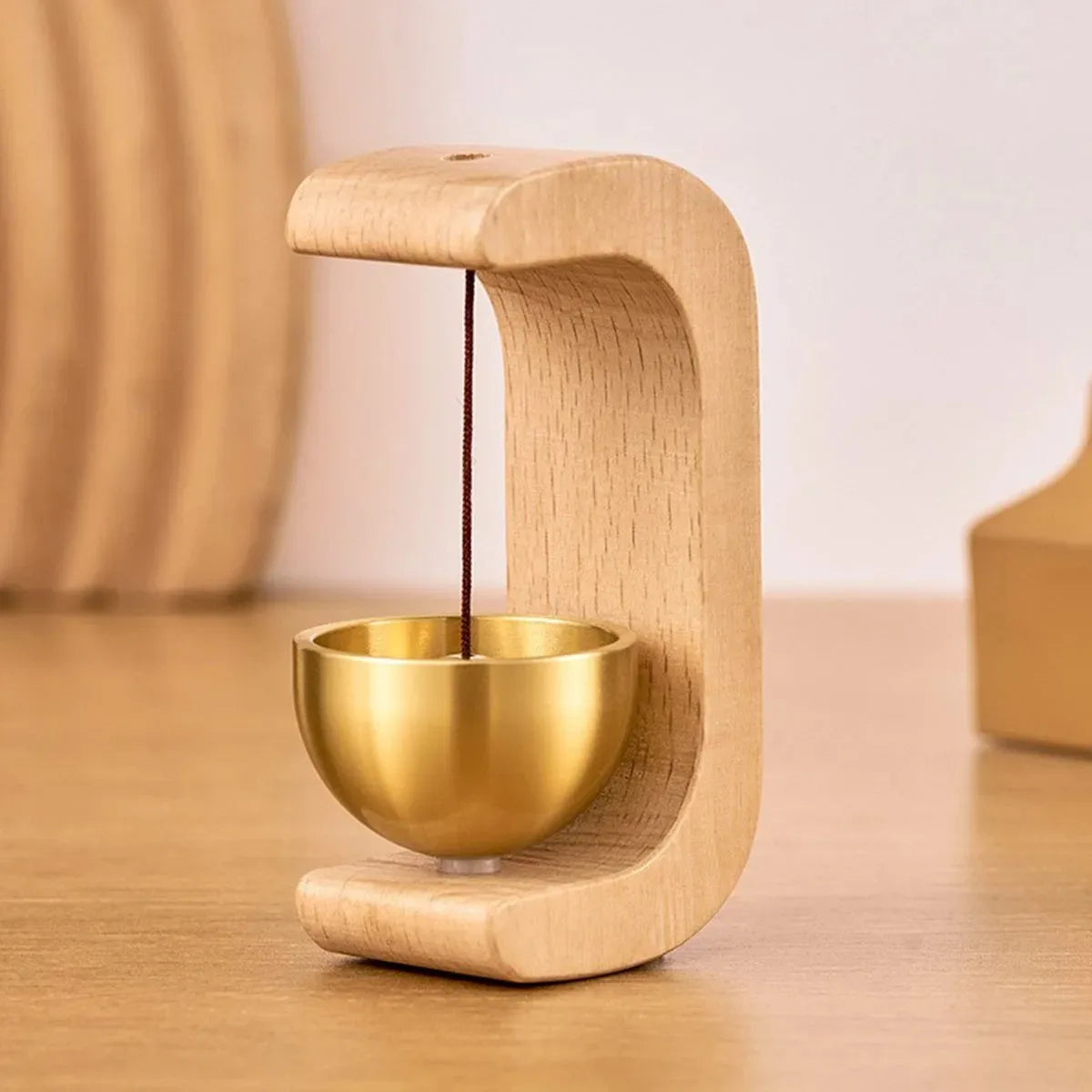 Hanging Decorations Japanese Wooden Wind Chimes Wireless Doorbell Entrance Door Bell Decorative Wind Bell for Home Opening