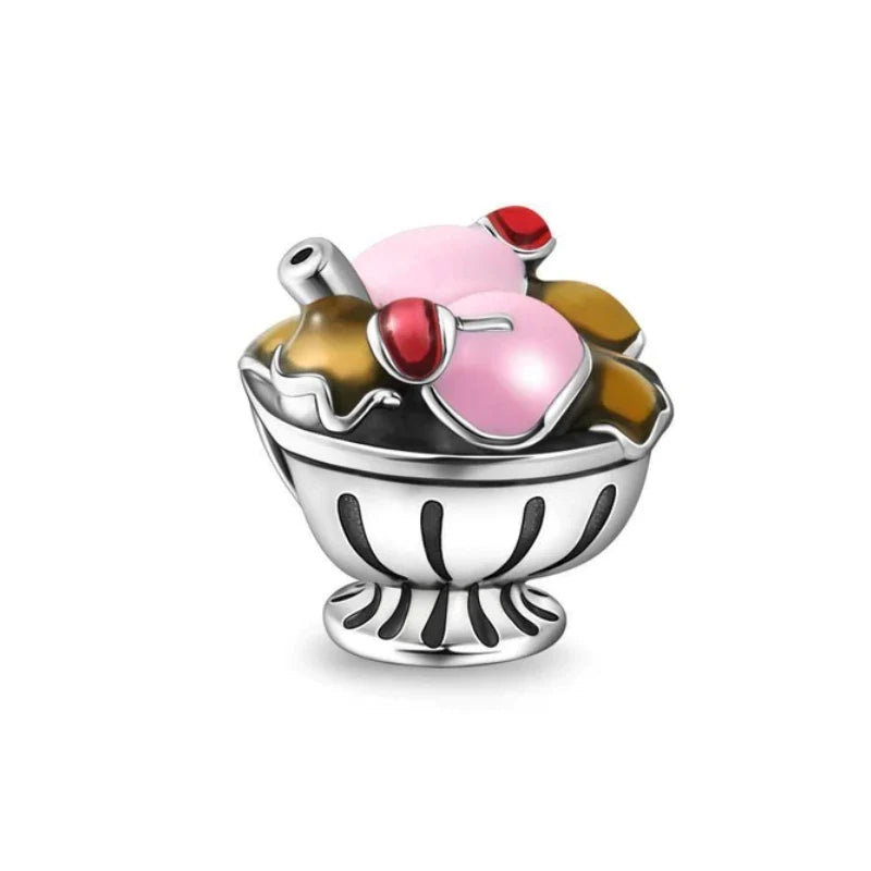 Hot Sale 925 Silver Plane Passport Donut Speedboat Motorbike TV Charm Bead Diy Fit Original Pandent Charms Bracelet Jewelry