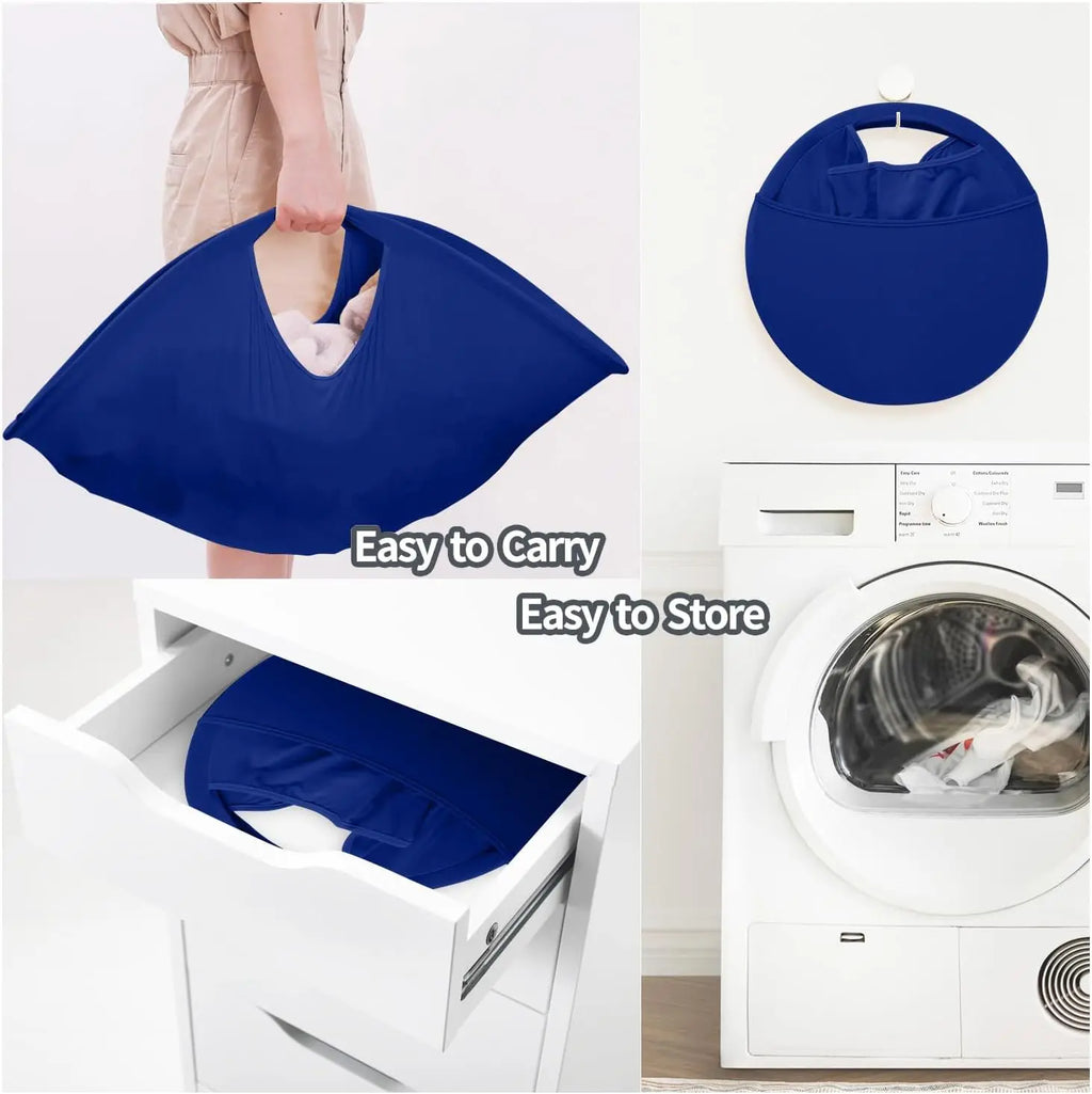 Foldable Laundry Basket Collapsible Portable Pop Up Laundry Hampers Dirty Clothes Laundry Storage Basket