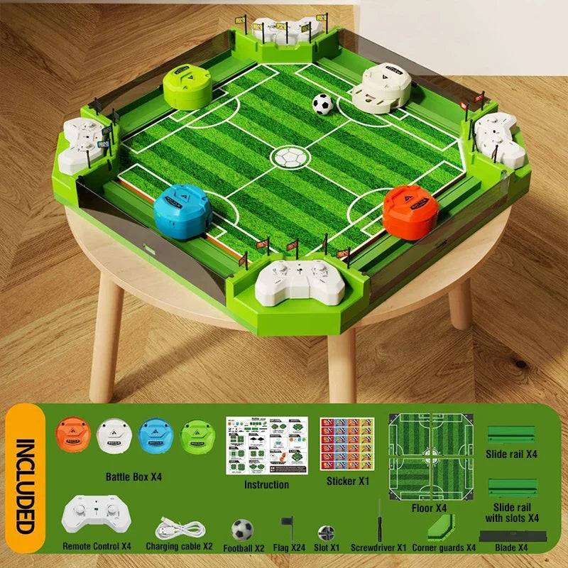Soccer Tables Football Arcade Game for 4 Players Fun Table Game Kids Adults Family Gatherings Home Use with Points System Toys