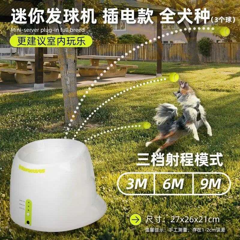 Automatic Dog Ball Launcher, Toy, Tennis Ball Machine, Ball Dispenser, Pet Interactive Launcher
