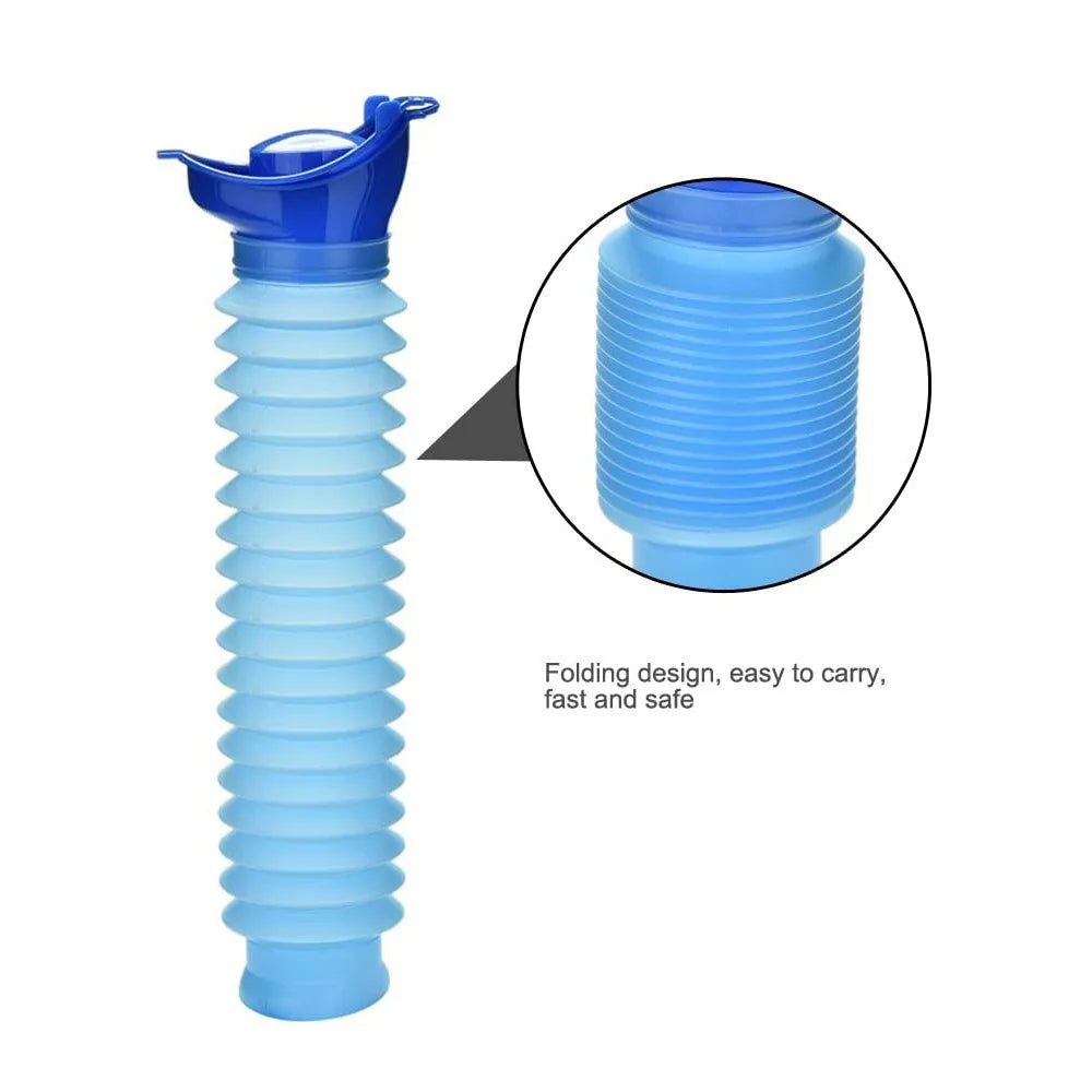 750ml Adult Urinal Portable Shrinkable Personal Mobile Toilet Potty Women Kid Pee Bottle For Outdoor Car Travel Traffic Camping