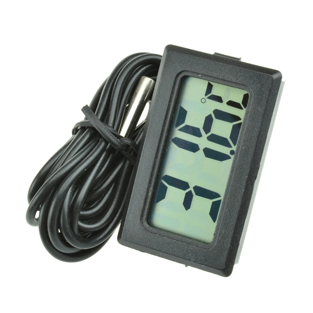 TPM-10 LED Digital Thermometer With Wire 2M Probe Temperature Sensor Instrument Detector Tester, Temperature Gauge