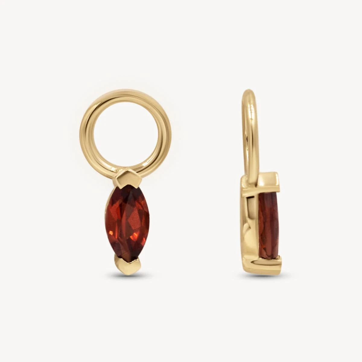 Classic element DIY December birthstone pendant for Mother's Day color preservation electroplating 18K gold