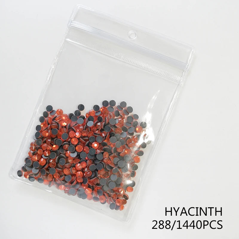 High Quality Glass Clear Hotfix Rhinestone  SS4-SS30 Hot Fix Rhinestones for Clothes Decorations DIY Wedding Dress Rhinestones