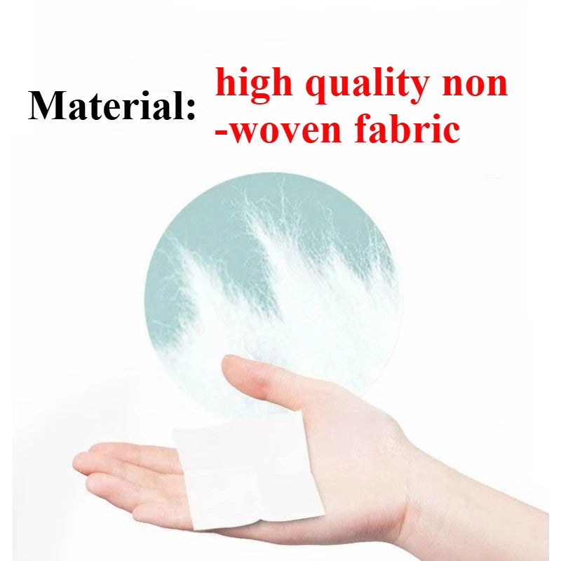 Adhesive Remover Wet Wipes for Floor, Glass, Ceramic, Plastic, Metal Cleaner: Glue, Double-Sided Tape, Marker, Label Glue, Spong