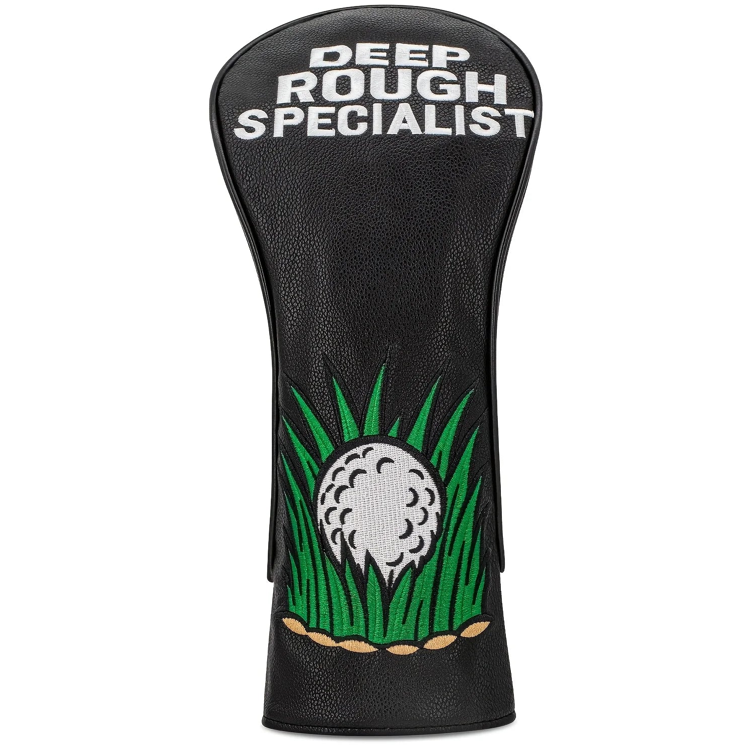 Golf Club Head Covers Designed in a Grass Ball Style, Available for Single Or Sets of Three for Drivers, Fairways, And Hybrids.
