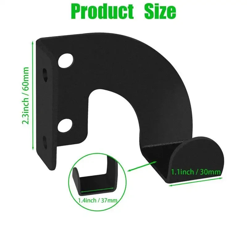 Heavy Duty Metal Chainsaw Wall Mount Hanger,Workshop Tool Storage Rack,Hanging Holder for Garden Trimmers,Lawn Mower&Hedge Shear