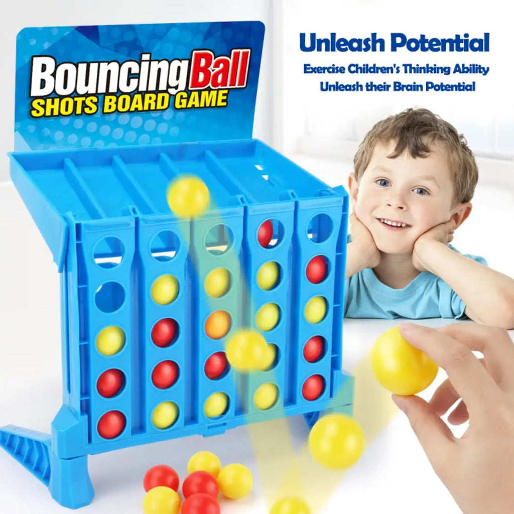 Bouncing Ball Shots Board Game Parent-child Interaction Table Game Toddler Toss Ball Toys Children's Gifts Boys Girls Party Game