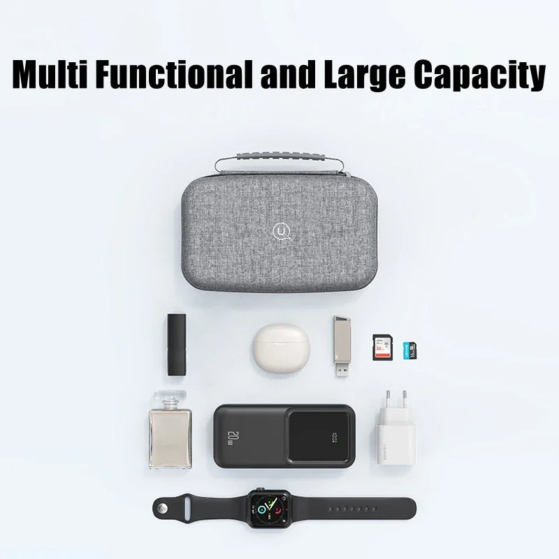 New Waterproof Double Layers Storage Bags Cable Cord Organizer Travel Bag Small Electronics SD Card Power Bank Storage Bag