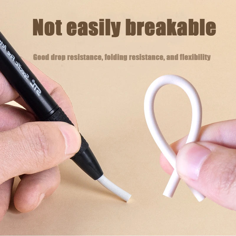 Automatic Pen Style Hard Highlight Sketching Rubber Pen Eraser Set With Replaceable Core Sketching Painting Writing Erase