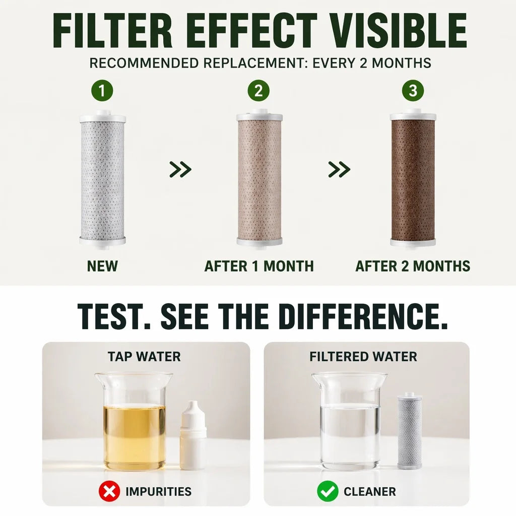 Filter Shower Head High Pressure Beauty Rain Showerhead Filtration Impurities Purification Filtered Water Bathroom Accessories