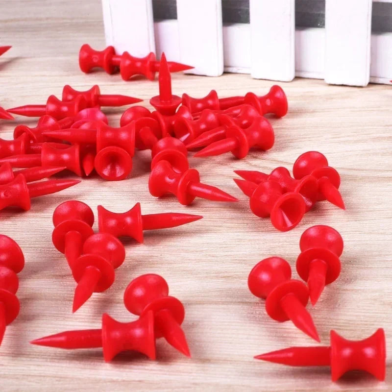 50PCs Golf Tee Assorted Colors Plastic Golf Tees for Golf Balls