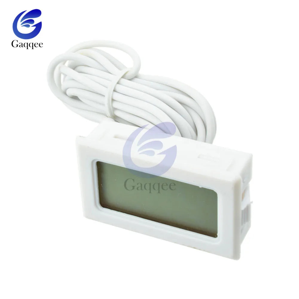 TPM-10 LED Digital Thermometer With Wire 2M Probe Temperature Sensor Instrument Detector Tester, Temperature Gauge
