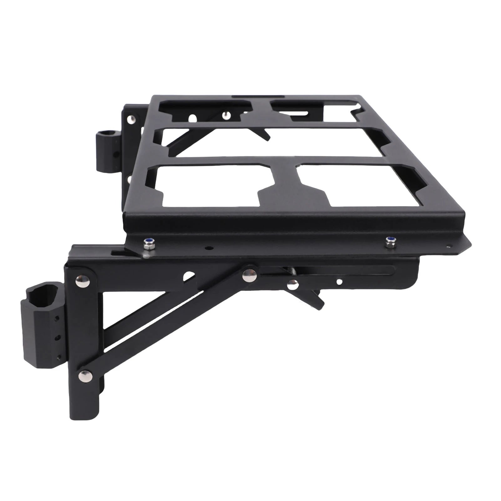 Toolbox Side Mounting Plate Aluminium Alloy Folding Toolbox Mount Versatile Installation Easy Tool Access for Maintenance Work