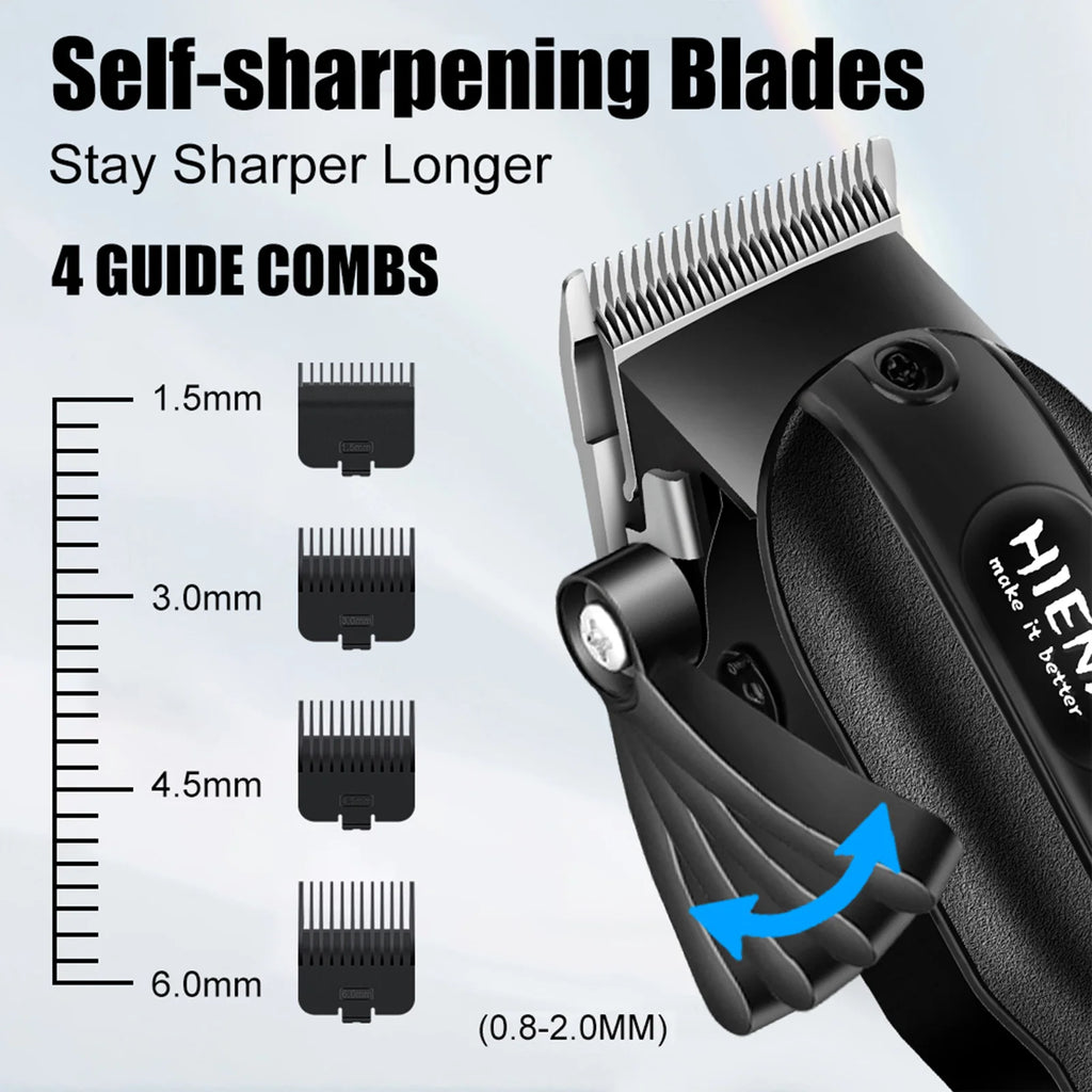 Professional Hair Clipper - Steel Blade Washable
