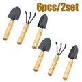 3PC/1Set Mini Gardening Tools Set Portable Small Gardening Tool With Handles Shovel Rake Indoor Gardening Planting Flower Tools