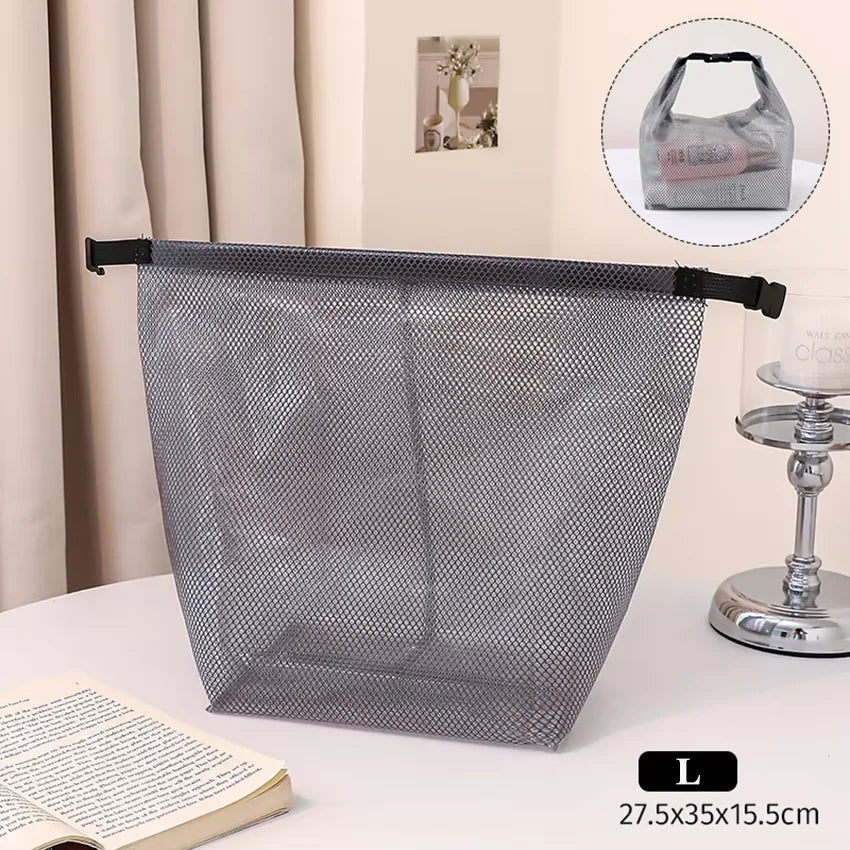 1PC/2PCS Travel Makeup Storage Bag - Large Capacity, Waterproof, Hand-Held, Suitable For Outdoor Swimming And Carrying.