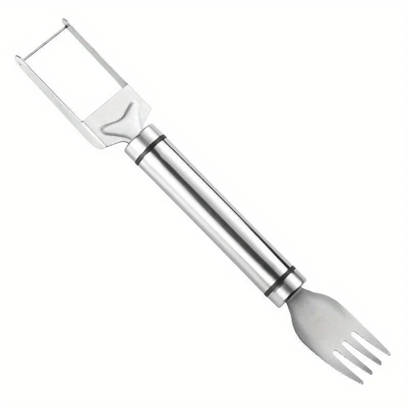 Stainless Steel Watermelon Cutting Tool Multi Functional Fork Cutting Splitter Block Cutting Watermelon Tool Fruit Fork