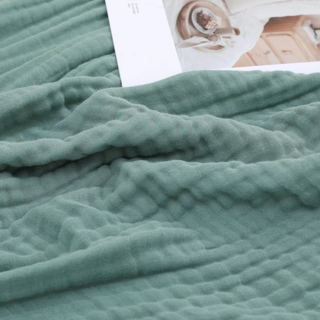 150*200 Muslin Blanket Adult Summer Baby Swaddle Wrap Blankets Cotton Gauze Soft Queen King Large Bedding Quilt Blanket For Bed